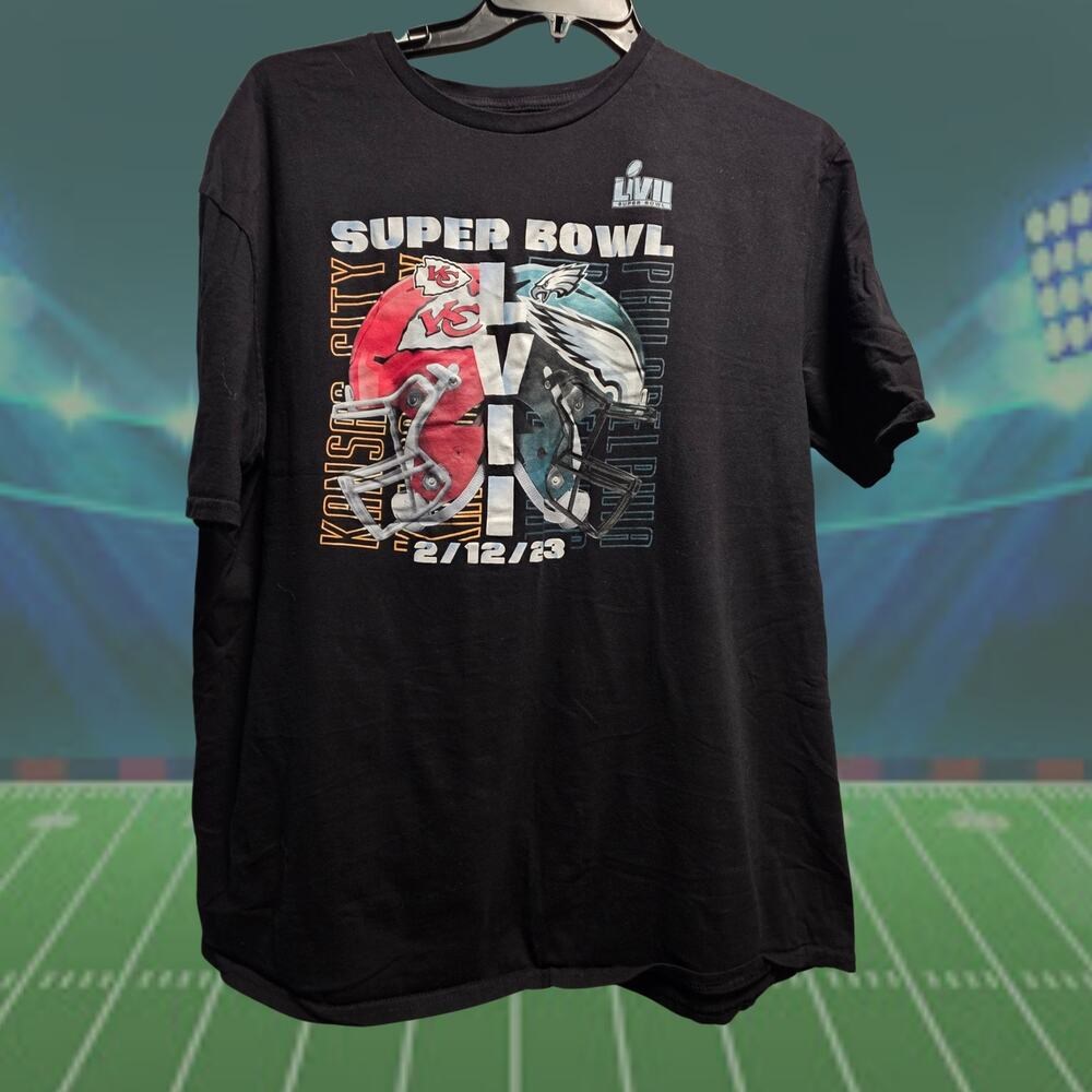 Super Bowl LVII Kansas City Chiefs vs. Philadelphia Eagles Graphic Tee